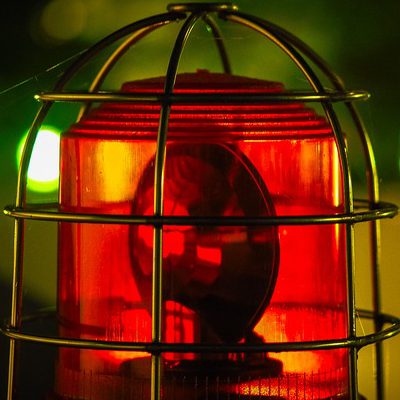 red siren light
